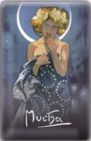 Magnet Alfons Mucha – Luna, 54 × 85 mm