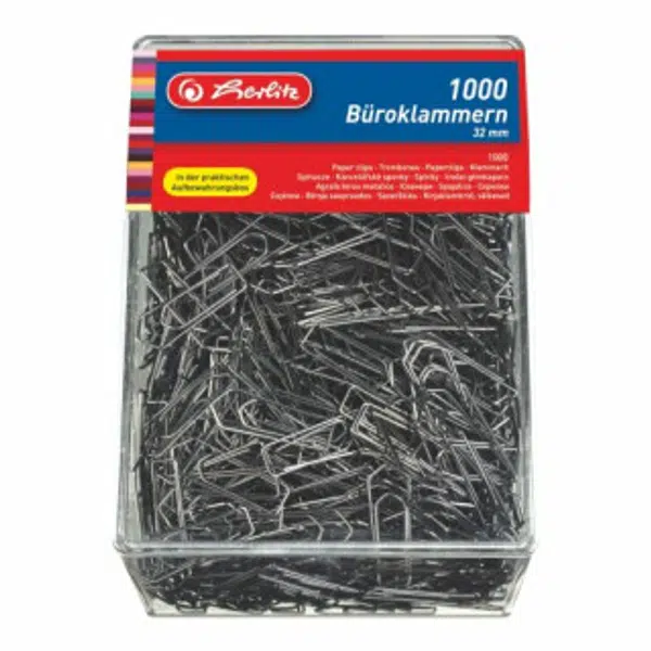Herlitz - Kancelářské sponky 1000 ks