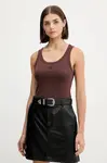 Top HUGO dámský, černá barva, 50514489