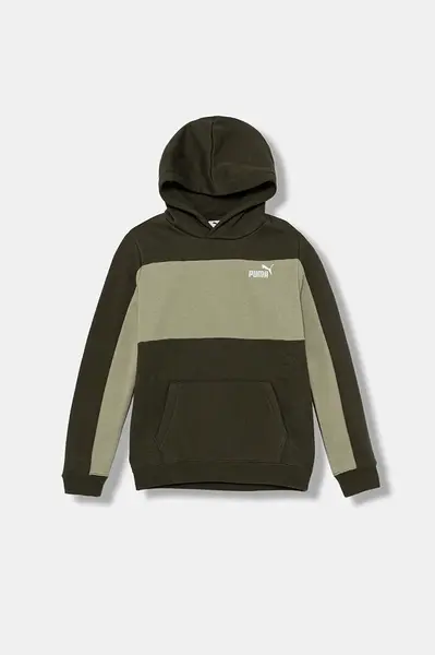 Dětská mikina Puma ESS BLOCK Small Logo Hoodie FL B
