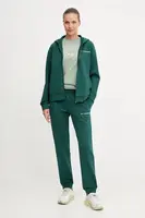 Tepláková souprava EA7 Emporio Armani dámská, zelená barva, AF10443.7W000802