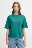 Bavlněné tričko United Colors of Benetton dámské, fialová barva, 3BL0E17G5