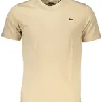 Béžové pánské triko s krátkým rukávem