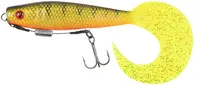 Fox rage gumová nástraha pro grub loaded uv natural perch - 12 cm