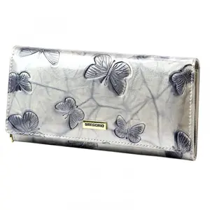 Dámská kožená peněženka krémová - Gregorio Ibojka