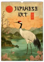 Kalendář 2026 nástěnný: Vintage plakáty - japonské umění, 33 x 46 cm