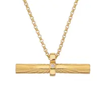 Hot Diamonds Originální náhrdelník s diamantem Jac Jossa Hope DP848 (řetízek, přívěsek)