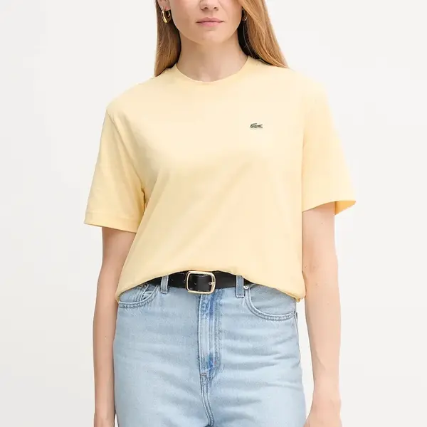 Bavlněné tričko Lacoste
