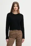 Svetr Dkny dámský, vínová barva, DJ4R0376