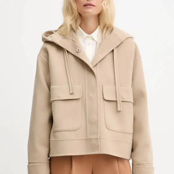 Kabát Weekend Max Mara GARY zelená barva, 2525086041600