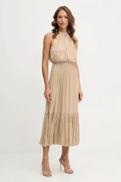 Šaty Morgan žlutá barva, maxi, RAMAGE