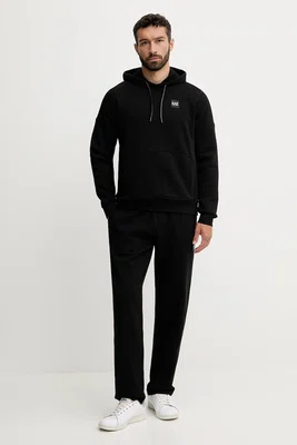 Tepláková souprava EA7 Emporio Armani pánská, černá barva, AF10377-7M000913