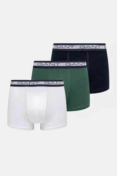 Boxerky Gant 3-pack pánské, tmavomodrá barva, 900003053