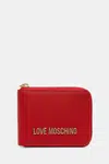 Peněženka Love Moschino dámská, červená barva, JC5639PP1NLD0500