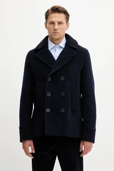 Vlněný kabát Paul&Shark