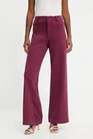 Džíny Answear.LAB dámské, vínová barva