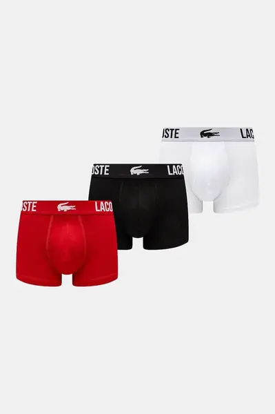 Boxerky Lacoste 3-pack pánské, více barev, 5H2393