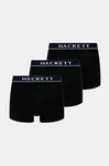 Boxerky Hackett London 3-pack černá barva, HMU10600