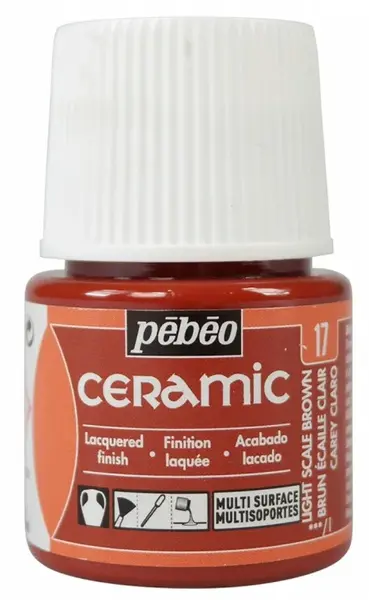 Barva na keramiku Ceramic 45ml – 17 hnědá světlá