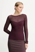 Svetr Patrizia Pepe dámský, fialová barva, 8K0305 K143