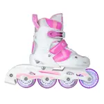 Dětské kolečkové brusle inSPORTline Caneto s předními LED kolečky S (31-34)