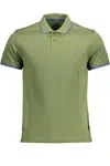 HARMONT &amp; BLAINE GREEN MEN'S SHORT SLEEVE POLO SHIRT