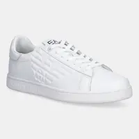 Kožené tenisky EA7 Emporio Armani bílá barva, AF10848.7X000331