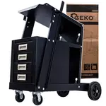 GEKO Svařovací vozík pro svářečky s uchycením na plynové lahve, 4 zásuvky