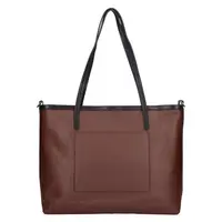 Dámská kožená kabelka Gianní Conti Lotta - hnědo-černá