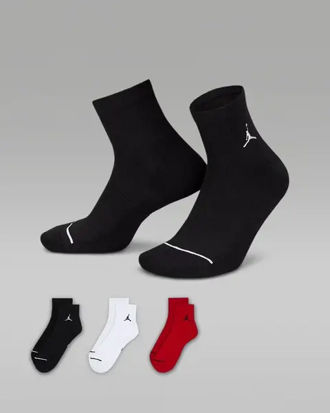 Jordan Unisex Everyday Poly Ankle Socks 3pair M