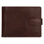 Pánská kožená peněženka Lagen Zdeno - tmavě hnědá