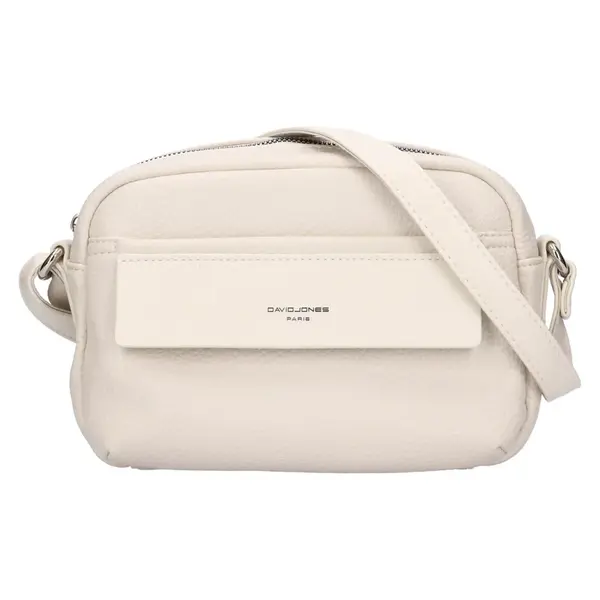 Dámská crossbody kabelka David Jones Lourdes - krémová