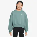 Nike Sportswear Club Fleece Girls Boxy Crew-Neck Sweatshirt XL