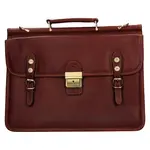 Pánska kožená aktovka Katana Leonide - koňak