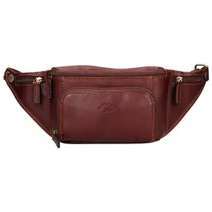 Pánská kožená ľadvinka Katana Edgar - hnedá