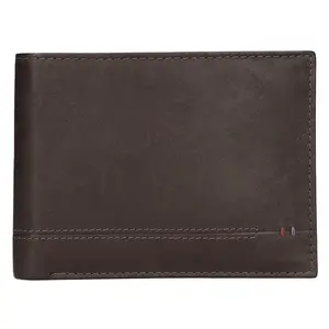 Kožená pánská peněženka Lerros Roman - tmavě hnědá