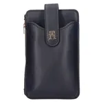 Dámska crossbody kabelka na telefón Tommy Hilfiger Janet - tmavo modrá