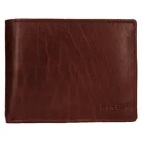 Pánská kožená peněženka Lagen Kryštof - hnědá