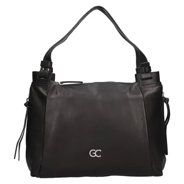 Dámska kožená kabelka Gianní Conti Marcela - čierna