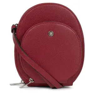 Dámska kabelka na mobil a doklady Hexagona Luen - tmavo červená