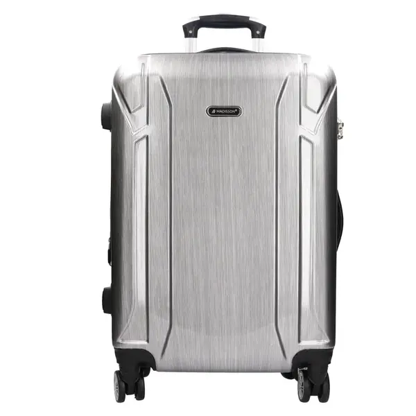 Cestovný kufor Madisson Polle L - strieborná