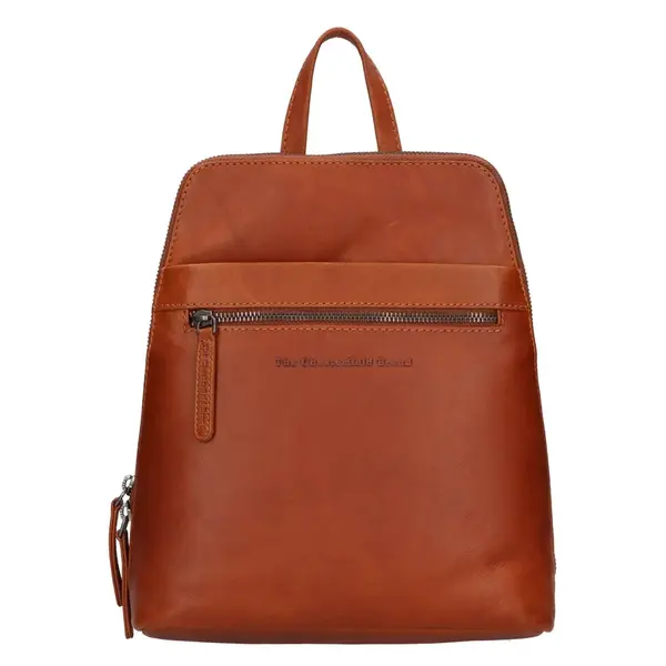 Dámsky kožený batoh The Chesterfield Brand Mia - koňak