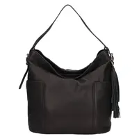 Dámska kožená kabelka The Trend Lenka - čierna