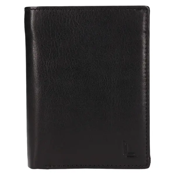 Pánska kožená peňaženka Lagen Cassian - čierna
