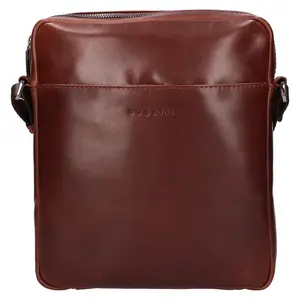 Pánska kožená taška cez rameno Bugatti Ottis - hnedá