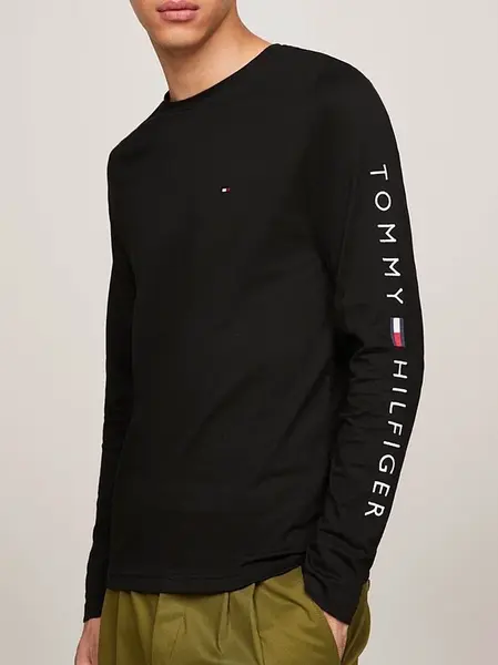 Tommy Hilfiger Logo Long Sleeve Tee M