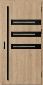 Ocelové vchodové dveře LEOBEN 1