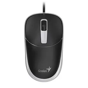 Myš drátová, Genius DX-123, černo-šedá, optická, 1200DPI