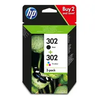 HP 302, X4D37AE multipack originální cartridge