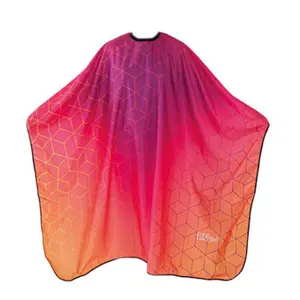 Kadeřnická pláštěnka na stříhání Eurostil Professional - geometrický vzor - kovový háček (07749) + dárek zdarma